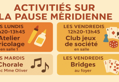 Découvrez les Activités de la Pause Méridienne au Collège !