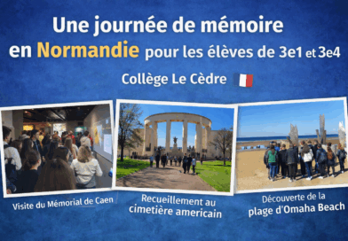 Une journée de mémoire en Normandie pour les élèves de 3e1 et 3e4